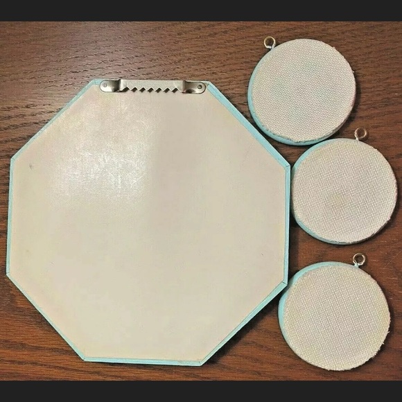 Framed cross stitch cottage core set - Picture 2 of 6